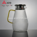 Glass Water Pitcher with Lid Heat-resistant Water Jug